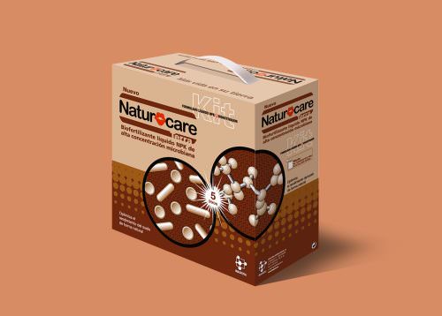 Caja cartón rizado micro para Inagrosa con asa