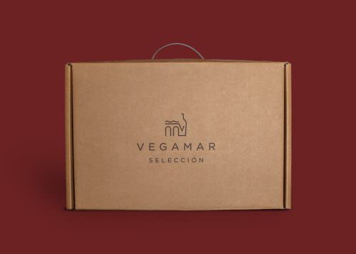 Caja vino personalizada para Selección bodegas Vegamar
