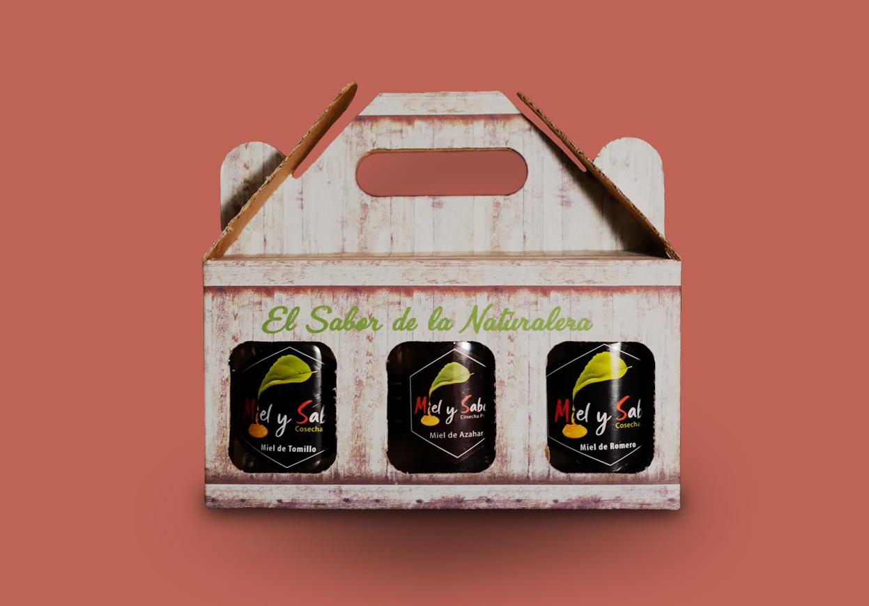 caja cartón con troquel a medida